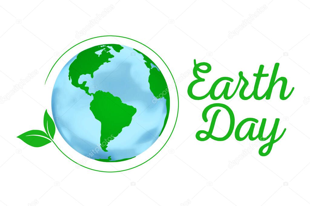 Earth Day background illustration