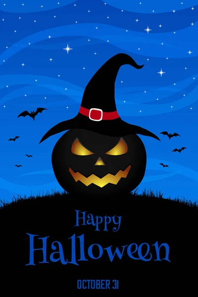 Illustrazione Halloween Sfondo Vettore Eps10 — Vettoriale Stock