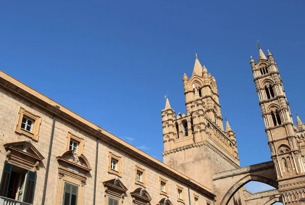 Καθεδρικό Ναό Του Παλέρμο Σικελία Ιταλία — Φωτογραφία Αρχείου