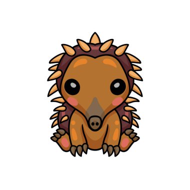 Şirin kirpi çizgi filminin vektör çizimi