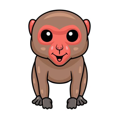 Şirin, küçük Japon karikatürünün vektör çizimi.