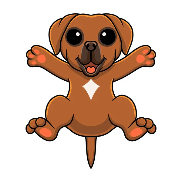 Vector Illustration Cute Tosa Inu Cartoon Posing — Stockový vektor