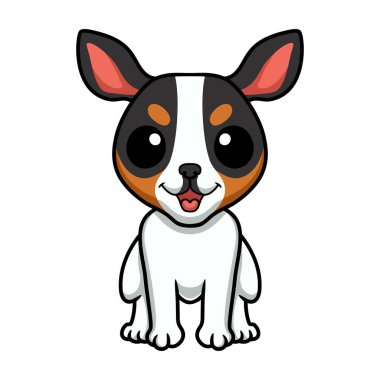 Şirin Fare Teriyer Köpek çizgi filminin vektör çizimi