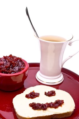 Kahvaltı için bir gülümseme