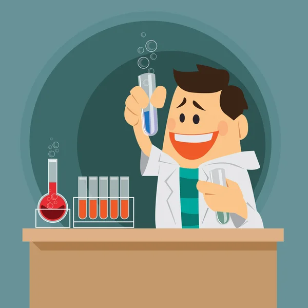 Scientist — Stock Vector