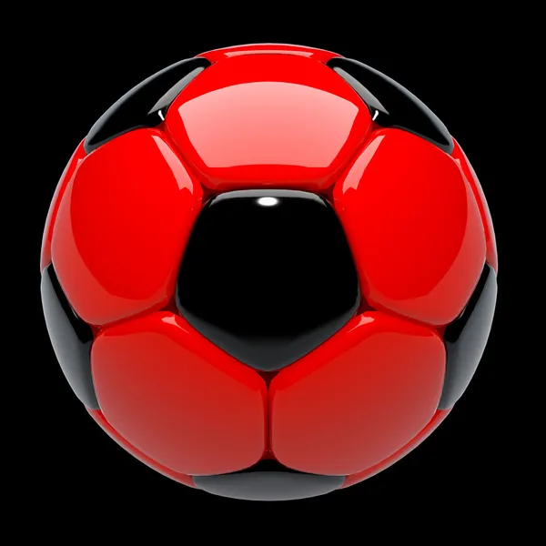 3d fútbol, pelota de fútbol — Foto de Stock