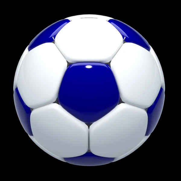 3d fútbol, brillo pelota de fútbol — Foto de Stock