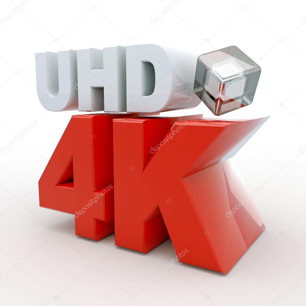 Images: 4k | Ultra HD 4k icon — Stock Photo © vector3D #35724529