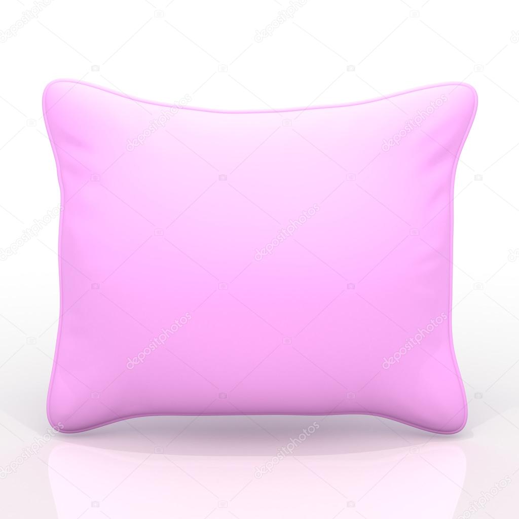 3d pink pillows