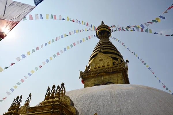 Swayambhunath tapınak veya maymun Tapınağı — Stok fotoğraf