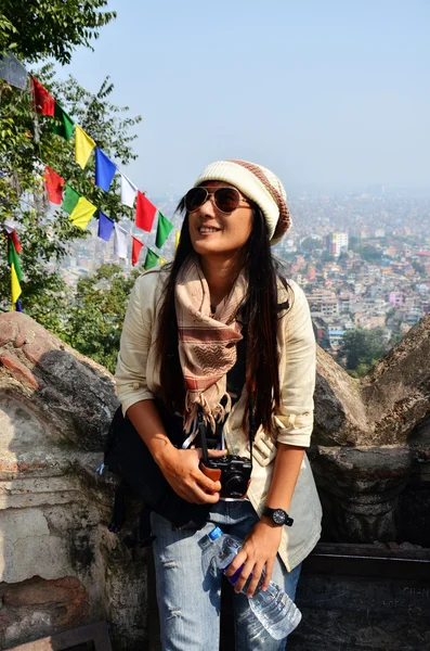 Paisaje urbano de Katmandú Nepal — Foto de Stock