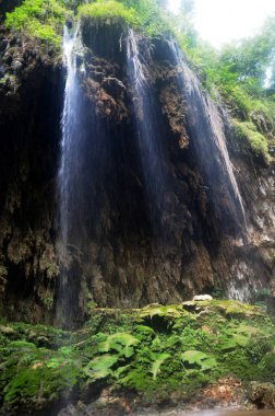 Thi Lo Su şelaleleri yakınlarındaki küçük Kho Tha şelalesi ve Tayland 'ın Tak kentindeki Umphang şehrinde yabancı gezginler için Umphang Vahşi Yaşam Sığınağı' nın Khor Thor kanalı akıntısı.