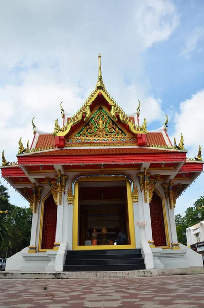 City Pillar Shrine Van Kanchanaburi Stad Voor Thai Mensen Buitenlandse — Stockfoto