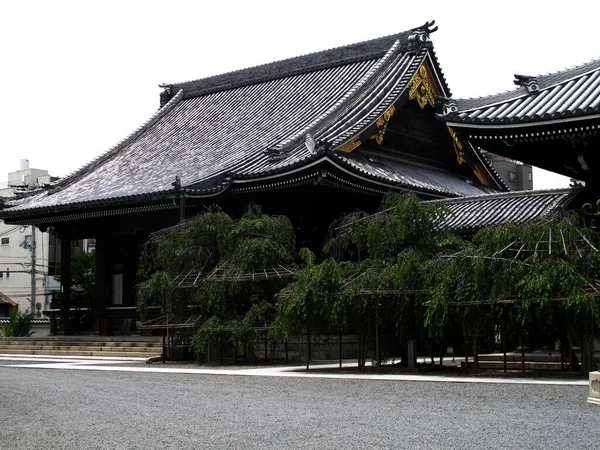 Ancient Antique Building Wat Bukko Temple Shrine Shinkaicho Street Japanese — 스톡 사진