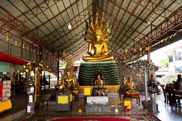 Statue Ange Divinité Bouddha Pour Peuple Thaï Les Voyageurs Étrangers — Photo