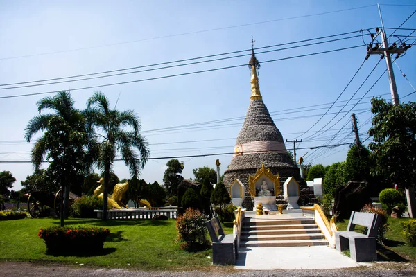 Wat Chedi Hoi Estupa Gigantescas Conchas Ostras Fosilizadas Envejecieron Millones — Foto de Stock