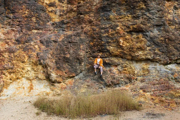 Voyageurs Thai Femmes Gens Voyage Visite Repos Détente Randonnée Trekking — Photo