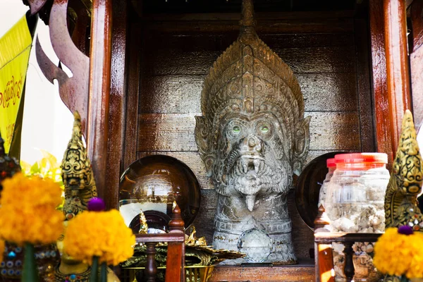 Tajemné Naga Uctívání Svatyně Pro Thajské Lidi Cizince Cestování Návštěva — Stock fotografie
