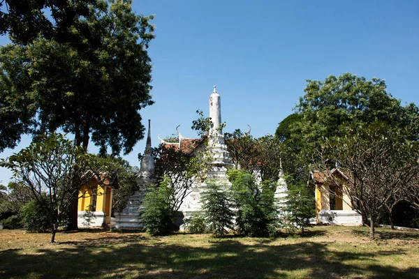 Antiguas Ruinas Antiguo Edificio Iglesia Wat Prasat Nakhon Luang Templo — Foto de Stock