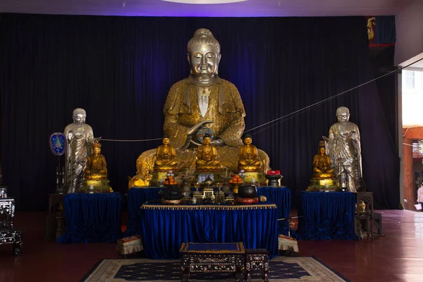 Yulai Pali Gautama God Tathagata Shakyamuni Buddha Wat Tham Panyaram — Stock Photo, Image