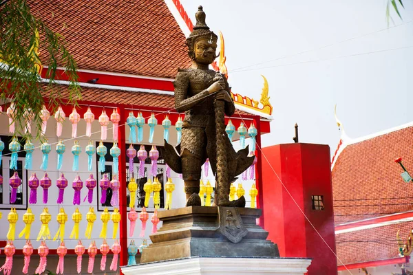 Thao Wessuwan Vasavana Kuvera Dev Tayland Heykeli Tayland Suphan Buri — Stok fotoğraf