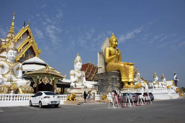 Belleza Phra Ariya Mettrai Estatua Buda Para Los Tailandeses Viaje — Foto de Stock