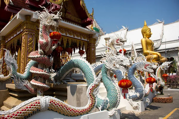 Wat Pracha Rat Bamrung Rang Man Temple Thai People Foreign — Foto de Stock
