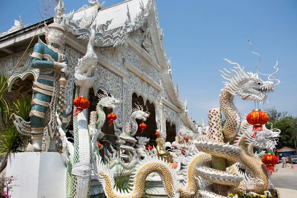 Wat Pracha Rat Bamrung Rang Man Temple Thai People Foreign — Stock Photo, Image