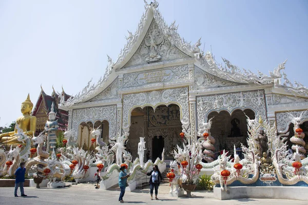Wat Pracha Rat Bamrung Rang Man Храм Тайцев Иностранных Путешественников — стоковое фото