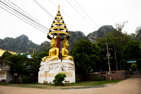 Buddha Staty För Thai Människor Och Utländska Resenären Resa Besök — Stockfoto