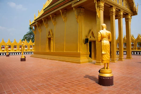 Buddha Statue Für Thailänder Und Ausländische Reisende Besuch Und Respekt — Stockfoto