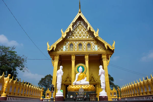 Alte Architektur Antikes Gebäude Ubosot Kirche Des Wat Chaiyasitthawat Buddhistischer — Stockfoto