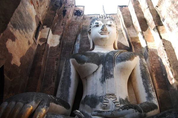 Alte Architektur Und Ruinen Gebäude Des Wat Chum Tempels Und — Stockfoto