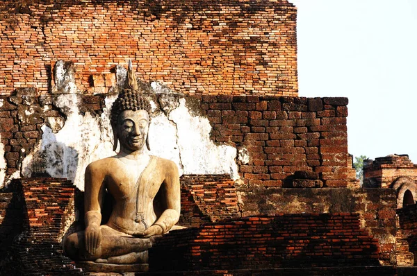 Antigua Arquitectura Antigüedad Ruinas Antiguas Edificio Para Los Viajeros Tailandeses —  Fotos de Stock