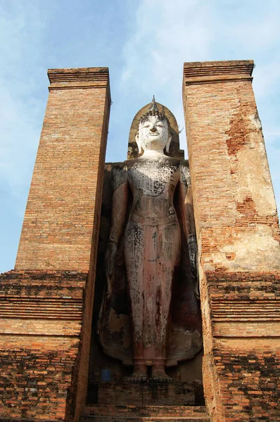 Ancienne Architecture Antiquité Des Ruines Antiques Bâtiment Pour Peuple Thaï — Photo