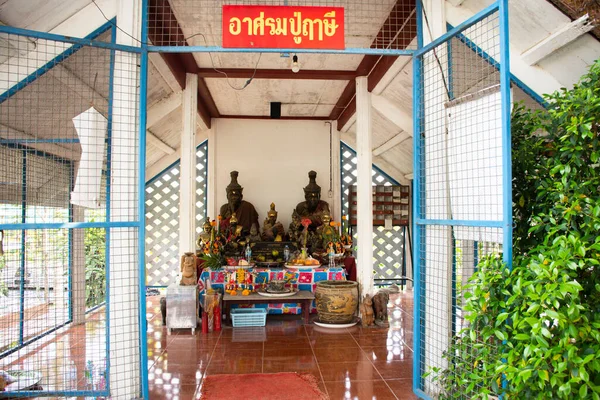 Antiguo Monumento Ermitaño Estatua Eremita Antigua Para Los Viajeros Tailandeses — Foto de Stock