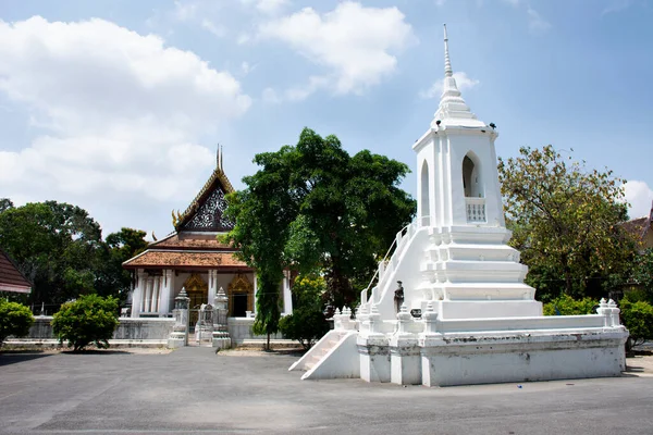 Antike Architektur Antike Chedi Stupa Glockenturm Wat Pho Bang Tempel — Stockfoto