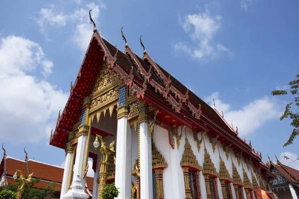 Antica Architettura Antico Edificio Ubosot Chiesa Viaggiatori Thai Viaggio Visita — Foto Stock