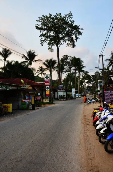 View Landscape Road Street Cityscape Countryside Rural Thai People Foreign — Φωτογραφία Αρχείου