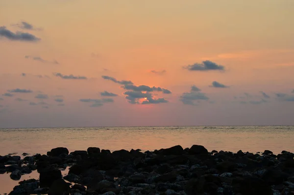 View Landscape Seascape Sky Cloudscape Sea Ocean Gulf Thailand Sunset — Foto de Stock