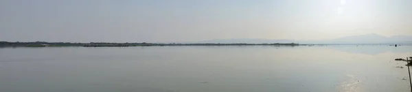 View Landscape Kwan Phayao Lake Large Swamp Freshwater Public Park — Stock Photo, Image