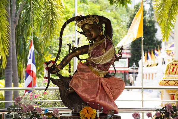 Phra Mae Thorani Bóstwo Lub Vasundhara Lub Dharani Anioł Bogini — Zdjęcie stockowe