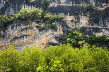 Tayland 'ın başkenti Satun' da bulunan La ngu şehrindeki Pak Bara rıhtımındaki Mu Ko Petra Ulusal Parkı 'ndan Prasat Hin Pan Yod' u ziyaret edin.