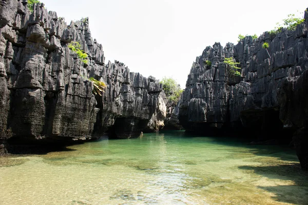 Tayland 'ın başkenti Satun' da bulunan La ngu 'daki Pak Bara' ya seyahat eden gezginler için Mu Ko Petra Ulusal Parkı 'ndaki Ko Khao Yai' nin deniz ya da okyanus kıyısındaki Prasat Hin Pan Yod adasının kayalık kayalıklarına bakın.
