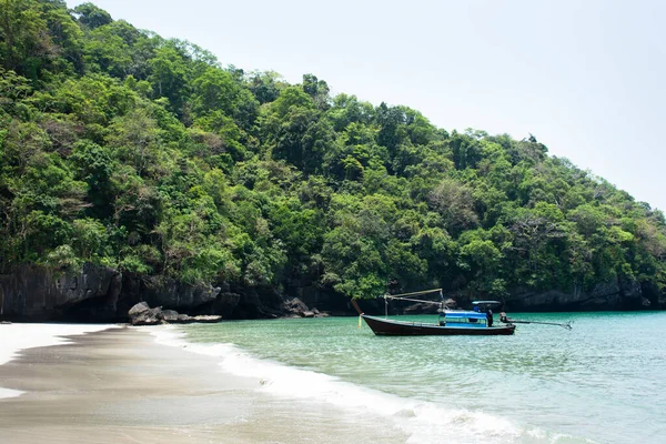 Tour Barca Locale Portare Thai Viaggiatori Viaggio Visita Talo Bean — Foto Stock
