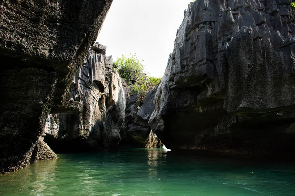 View Landscape Rock Stone Prasat Hin Pan Yod Island Beach —  Fotos de Stock