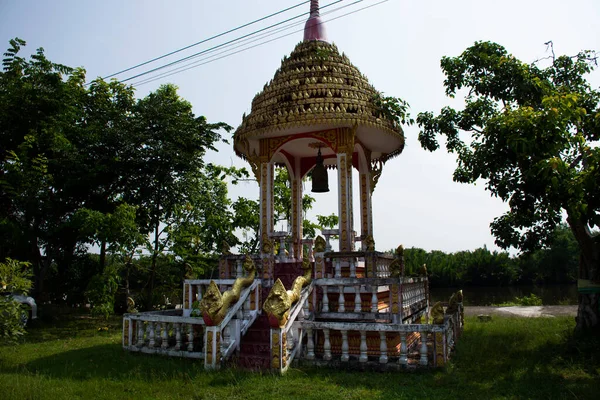 Arquitetura Antiga Torre Sino Chedi Stupa Antigo Para Pessoas Tailandesas — Fotografia de Stock