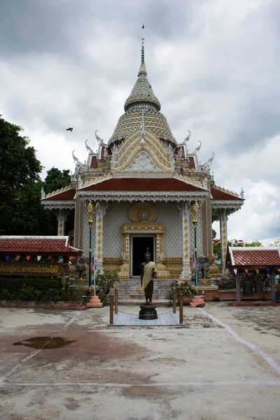 Antiguo Pequeño Santuario Adoración Para Los Viajeros Tailandeses Viaje Visita — Foto de Stock