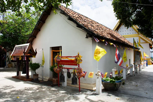 Antigua Sala Ordenación Ubosot Para Gente Tailandesa Viajero Visita Viaje — Foto de Stock