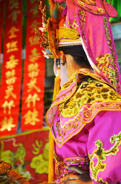 Gente Tailandesa Ascendencia China Que Actúa Tocando Ópera Clásica Tradicional — Foto de Stock